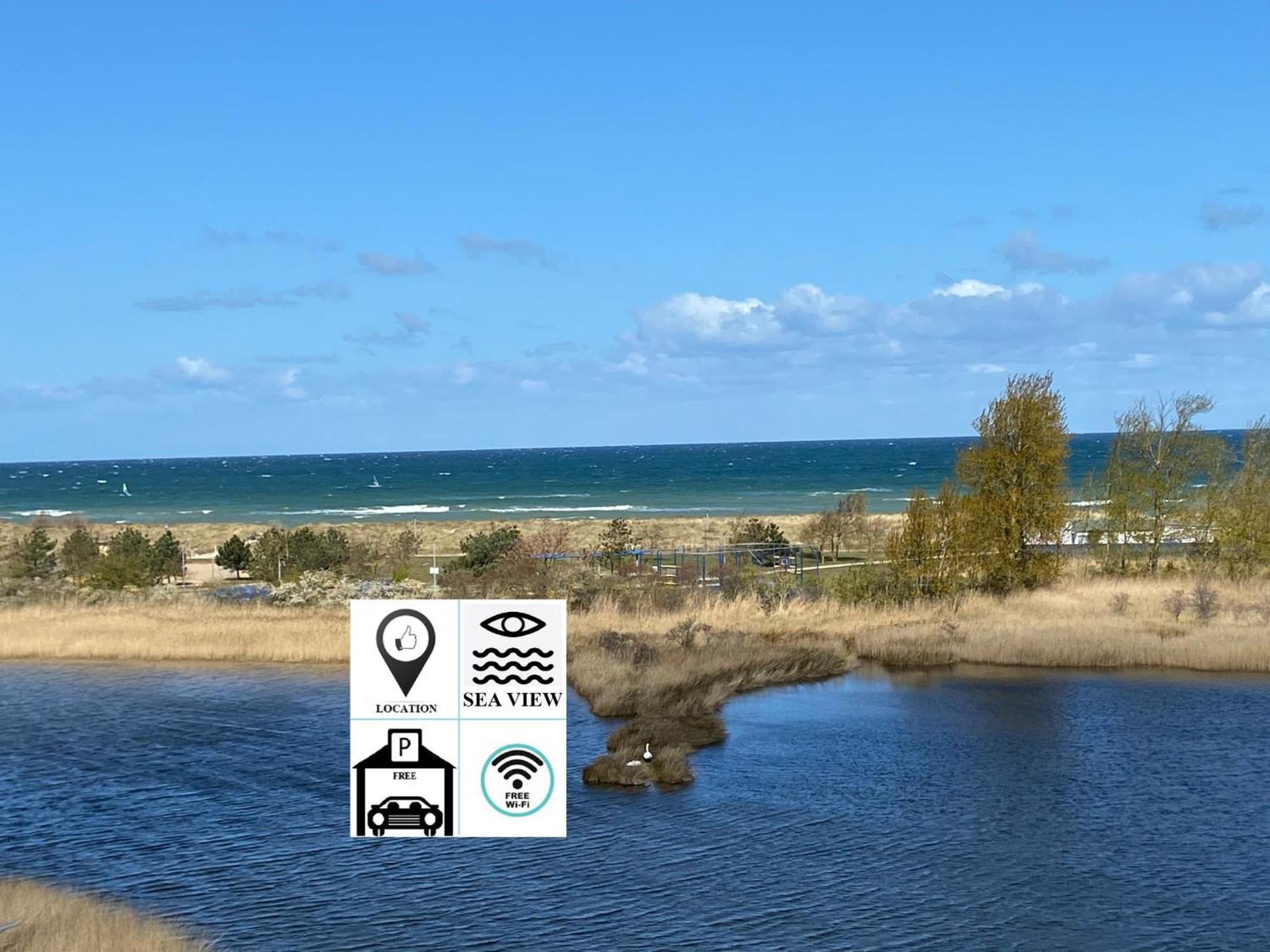 Wasserblick, In 3 Min Am Strand Heiligenhafen Exterior foto